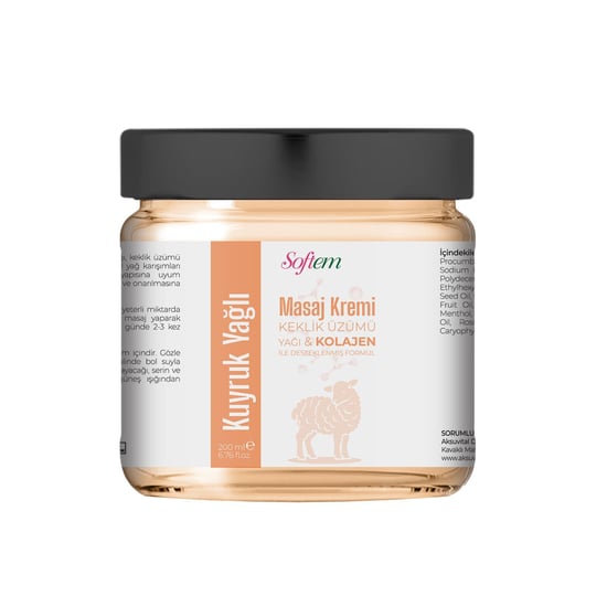 Softem Kuyruk Yağlı Masaj Kremi - 200 Ml