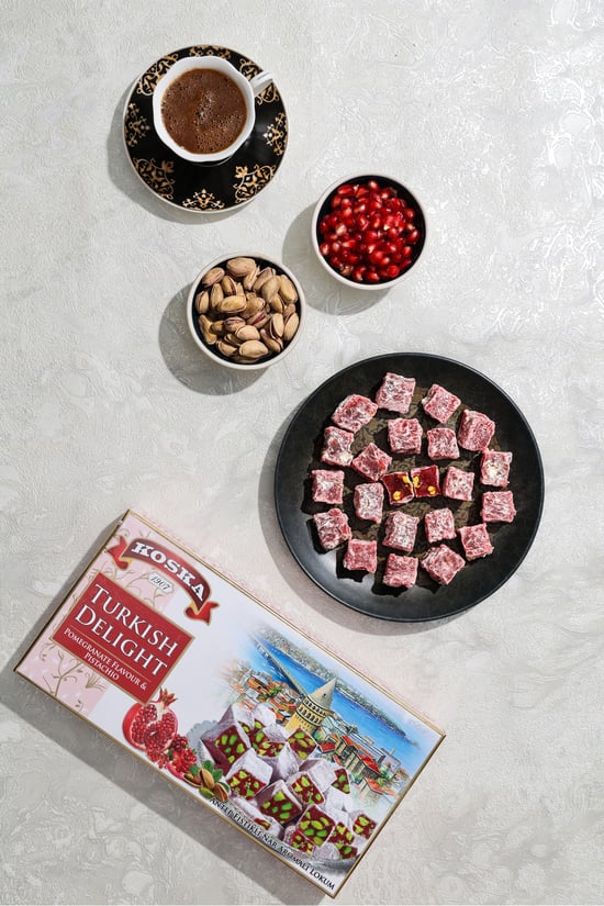 Koska Antep Fıstıklı Nar Aromalı Lokum 400 Gr