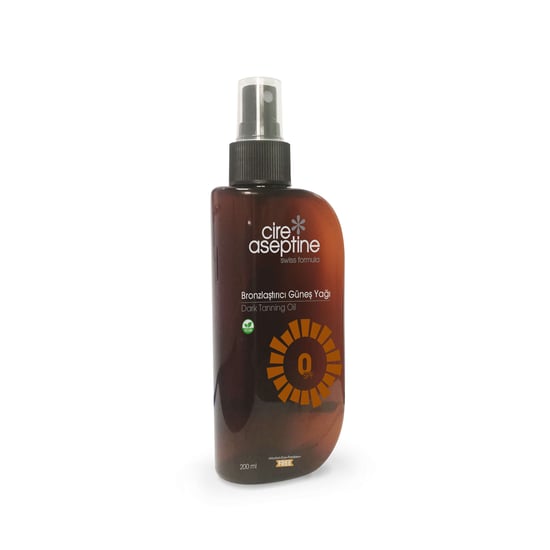 Cire Aseptine Bronzlaştırıcı Güneş Yağı Sprey 0 Spf Extra Dark