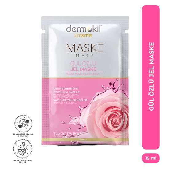 Dermokil Aydınlatıcı Gül Özlü Jel Maske 15 Ml