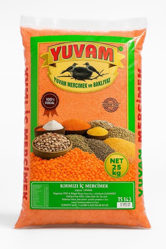 Yuvam Mercimek 25 Kg