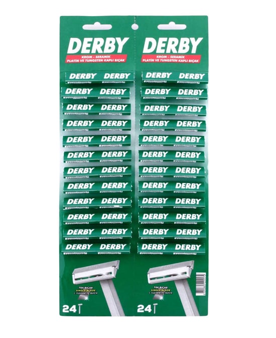 Derby Tıraş Bıçağı 48'li Kartela Tek Bıçaklı