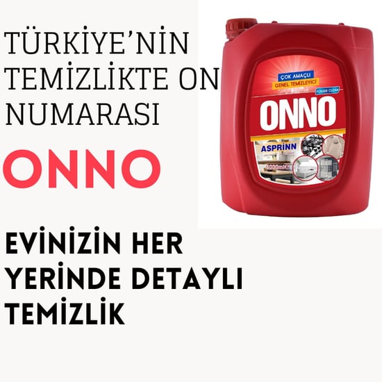 Onno Aspirin Genel Temizleyici (çok Amaçlı Temizleyici – 4 Litre)