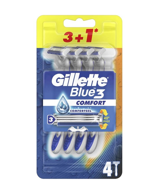 Gillette Blue 3 Tıraş Bıçağı 3 + 1'li Blister Comfort