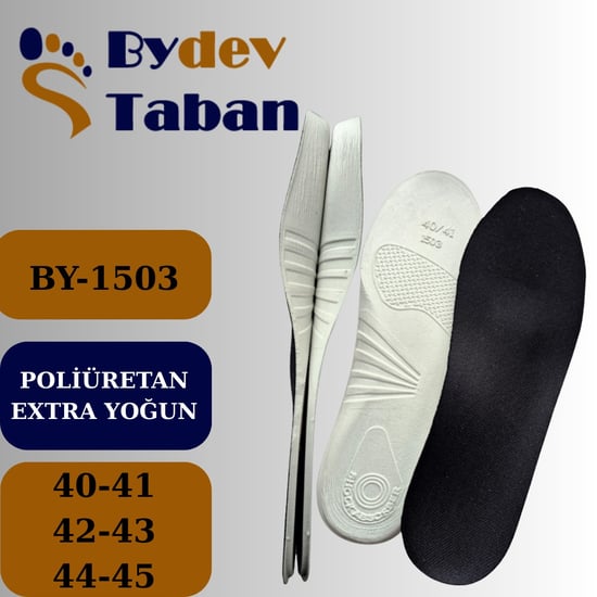 Bydev Ekstra Yoğunlukta Ortopedik Konfort Ayakkabı İç Taban