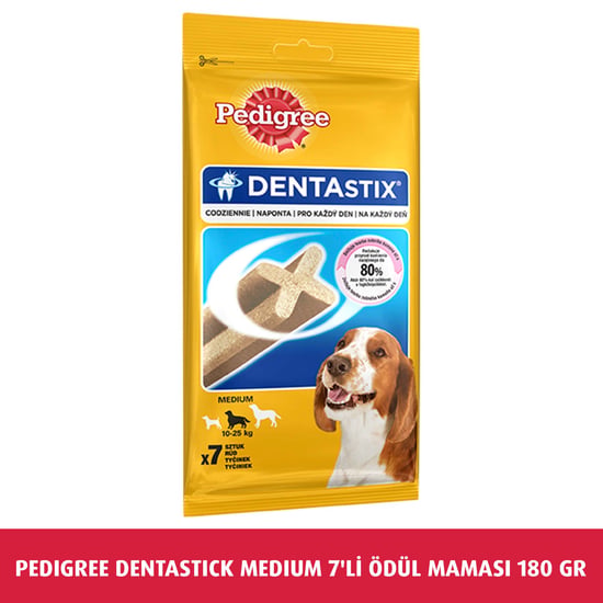 Pedigree Dentastick Medium 7'li Ödül Maması 180 Gr
