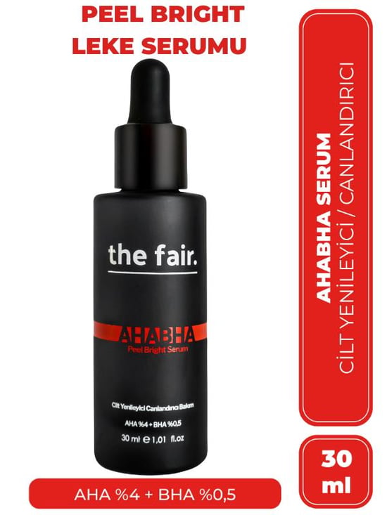 The Fair. Ahabha Peel Bright Vegan Leke Giderici Cilt Serumu %4 A