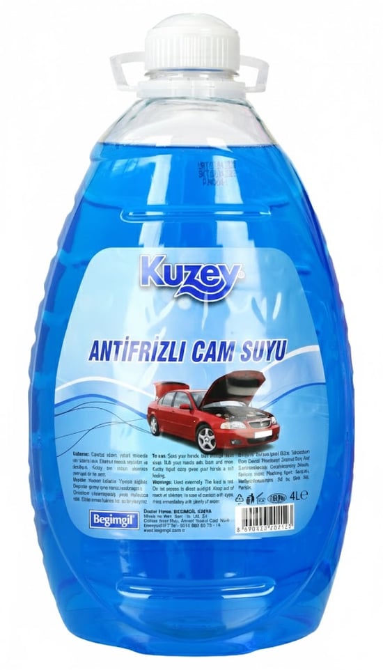 Kuzey Antifirizli Cam Suyu 4 Litre