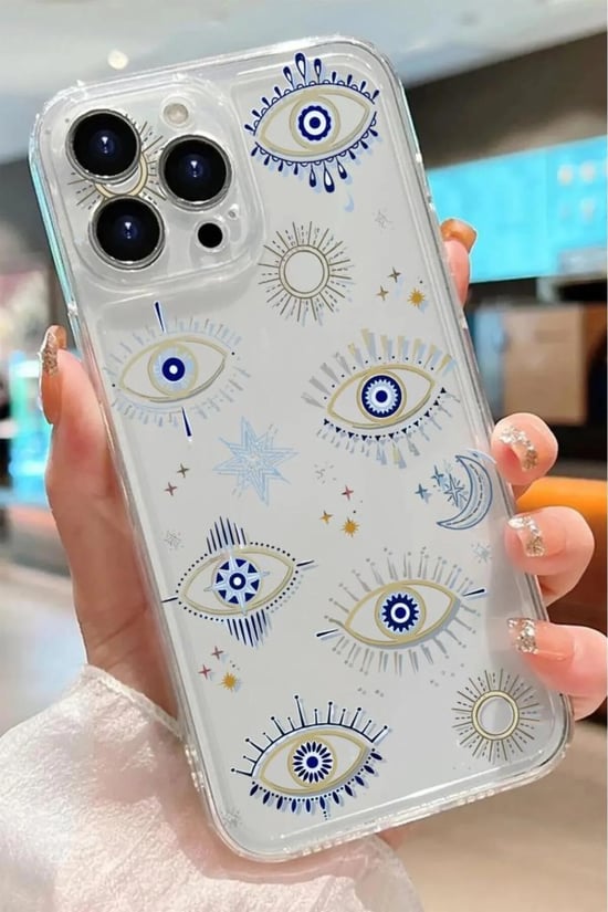 Dİyari Firsat İphone 12 Pro Max Uyumlu Desenli Şeffaf Silikon Kılıf Newdesing 2025