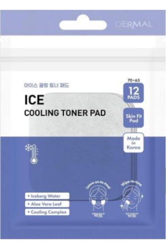 Dermal İce Cooling Toner Pad 12 Adet