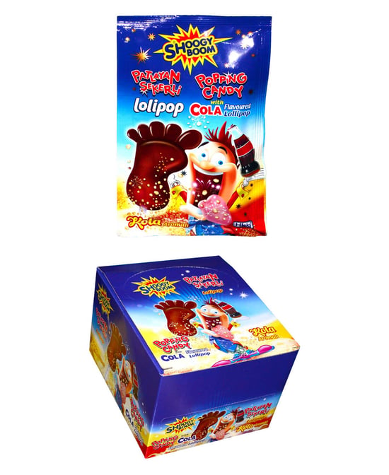 Shoogy Boom Patlayan Şeker 12 gr 48'li Paket Kola Aromalı