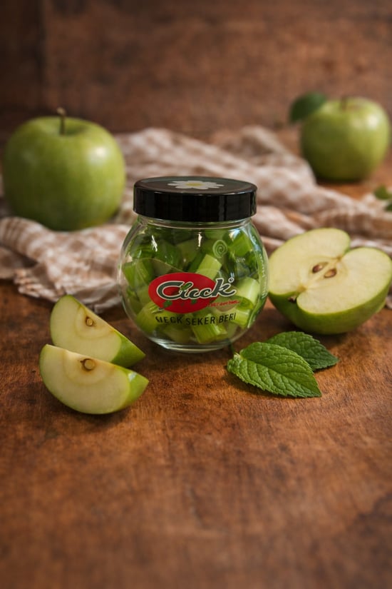 Çiçek Şekerleme Elmalı Akide Şekeri 100 Gr