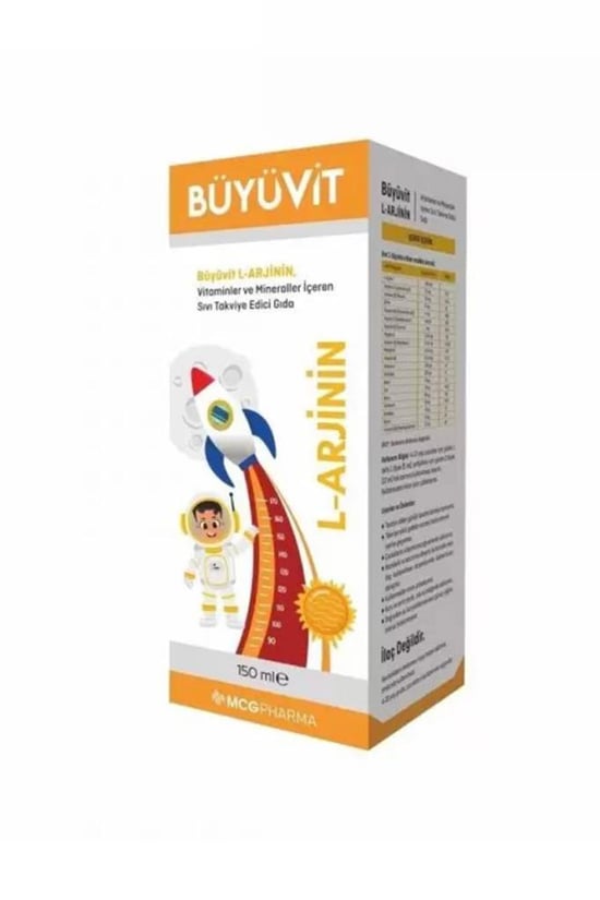 Büyüvit L-arjinin Şurup 150 Ml