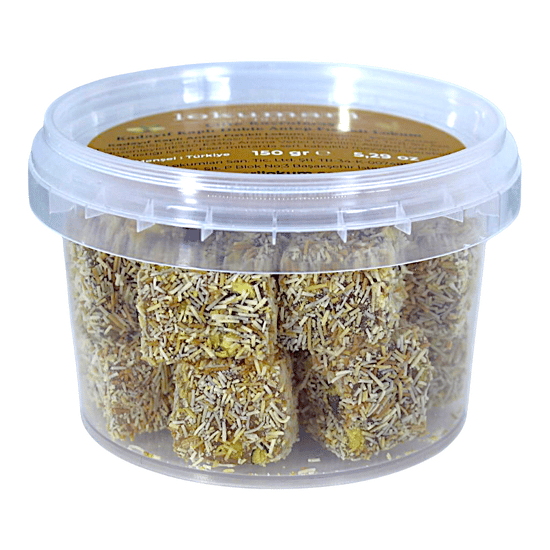 Lokumani Kadayıf Kaplı Çifte Kavrulmuş Antep Fıstıklı Lokum 150 Gr