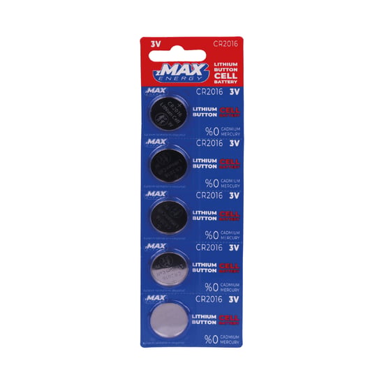 ZMAX ENERGY LİTYUM PARA PİL CR2016 5Lİ KARTELA