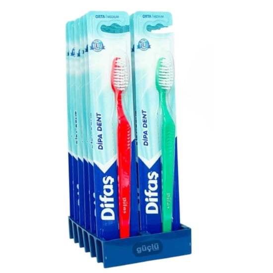 Difaş Diş Fırçası Dipa Dent 12'li Paket Orta