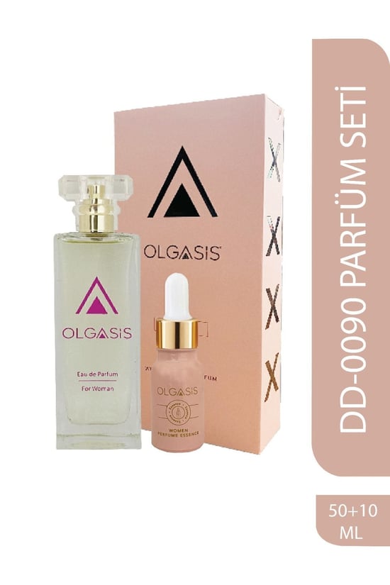 Olgasis Dd-0090 Elma Greyfurt Gül Edp Kadın Parfümü 50 Ml + 10ml Saf Konsantre Parfüm