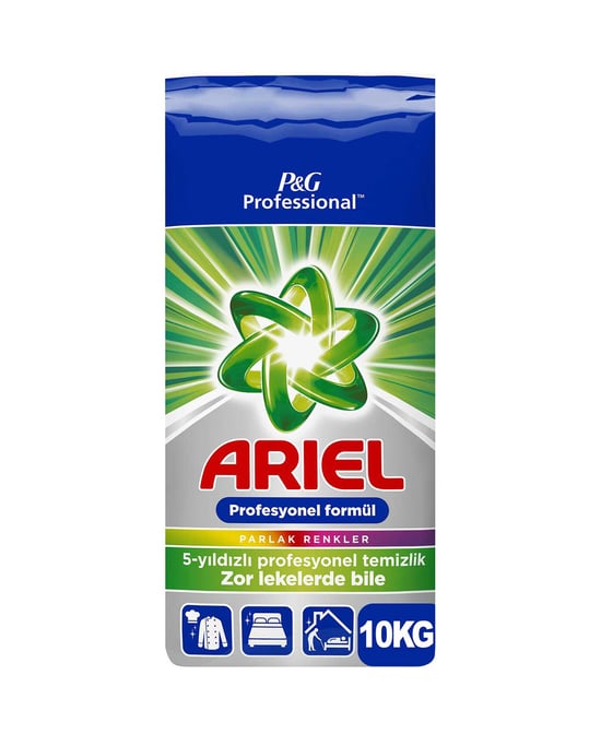 Ariel Toz Çamaşır Deterjanı 10 kg 67 Yıkama Parlak Renkler