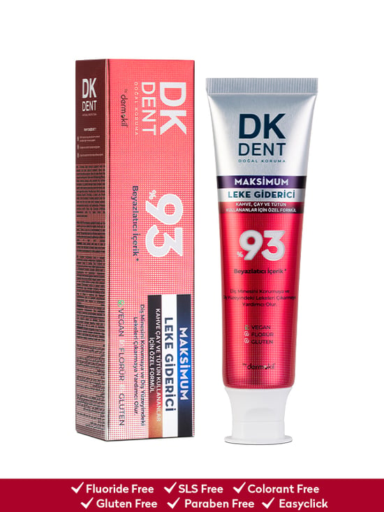 Dermokil Dkdent %93 Beyazlatıcı Maksimum Leke Giderici Diş Macunu 75 Ml