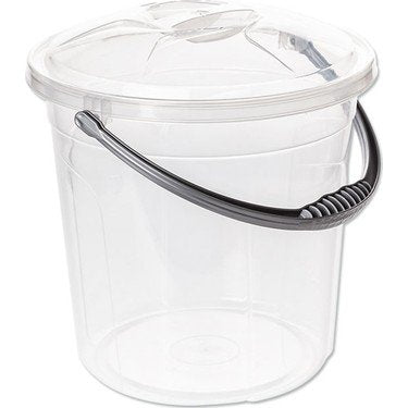 Merdem 5 No Şeffaf Kova 20 Litre-kapaklı