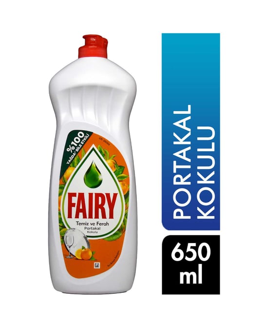 Fairy Sıvı Bulaşık Deterjanı 650 Ml Portakal