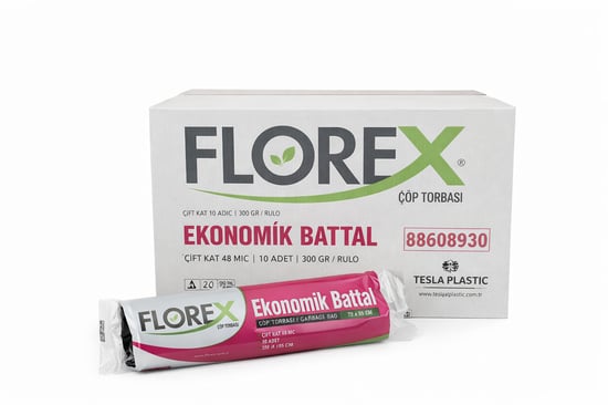 Florex Ekonomik Battal Boy Çöp Torbası 10'lu