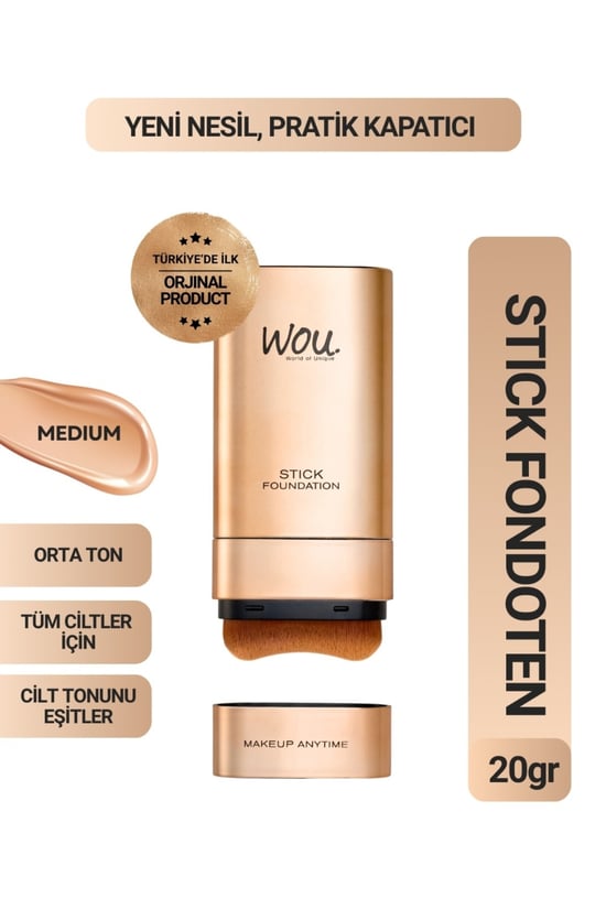 Wou Stick Fondöten No:2 Orta Ton 20 Gr