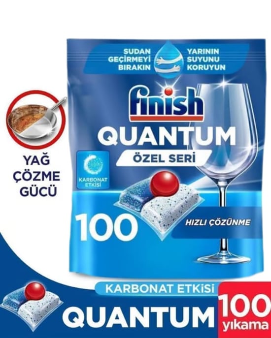 Finish Quantum Özel Seri Bulaşık Makinesi Deterjanı Kapsül 100