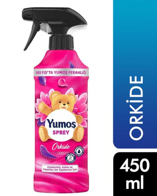Yumoş Çamaşır Kokusu Sprey 450 Ml Orkide