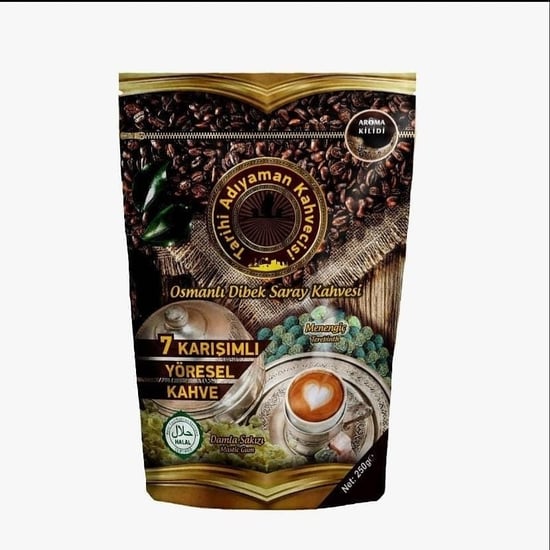 Tarihi Adıyaman Dibek Kahvesi Damla Sakızlı 200 Gr
