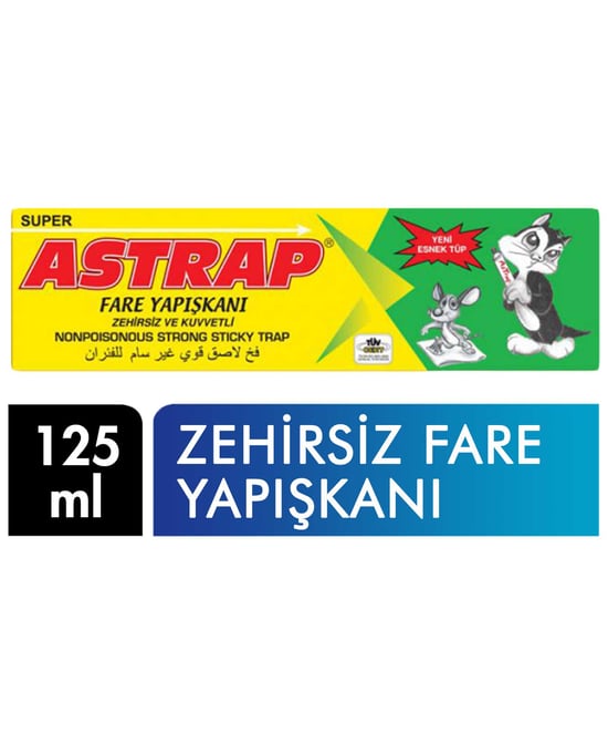 Astrap Zehirsiz Fare Yapışkanı Fare Kovucular 125 Ml