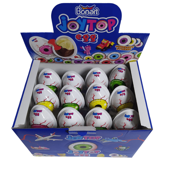 Bonart Göz Oyuncaklı Çikolatalı Yumurta 20 Gr (büyük Boy)