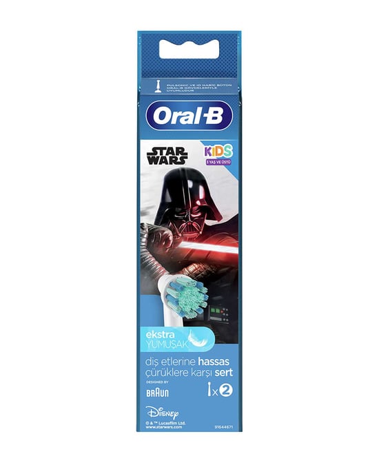 Oral-b Şarjlı Diş Fırçası Yedek Başlık 2'li Starwars