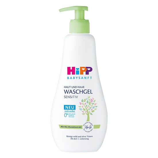 Hipp Babysanft Saç ve Vücut Banyo Jeli ve Yenidoğan Şampuanı 400
