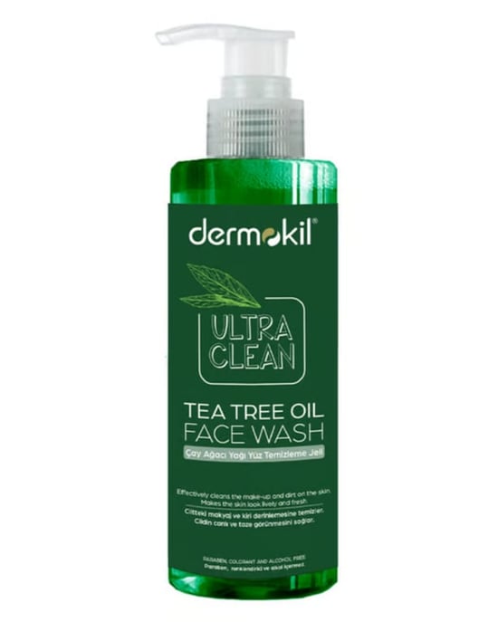 Dermokil Ultra Clean Çay Ağacı Yüz Temizleme Jeli 300 Ml