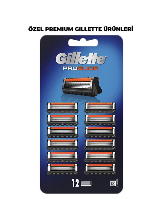 Gillette Fusion5 Proglide Yedek Erkek Tıraş Bıçağı 12'li