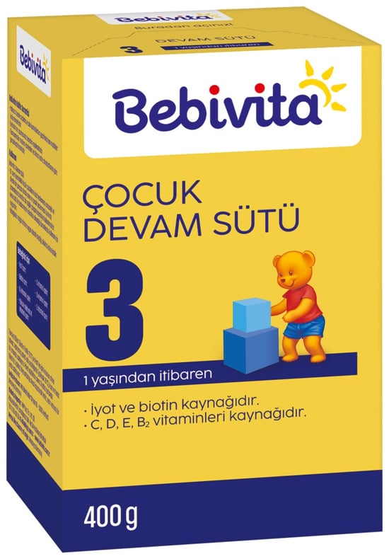 Bebivita 3 Çocuk Devam Sütü 1.yaşindan İtibaren 400gr