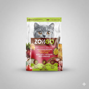 Zongo Yetişkin Kedi Maması Kuzu Etli 1200gr