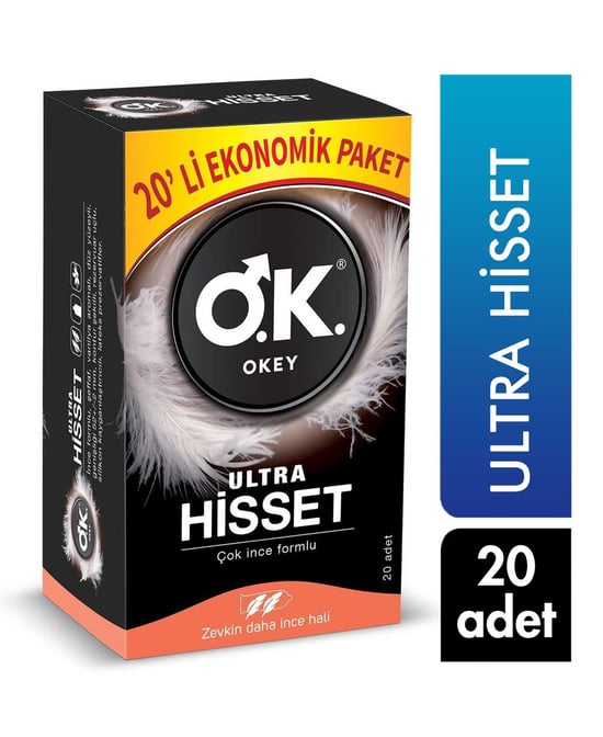 Okey Prezervatif 20'li Ultra Hisset