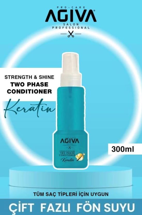 Agiva Keratin İki Fazlı Fön Suyu 300 Ml