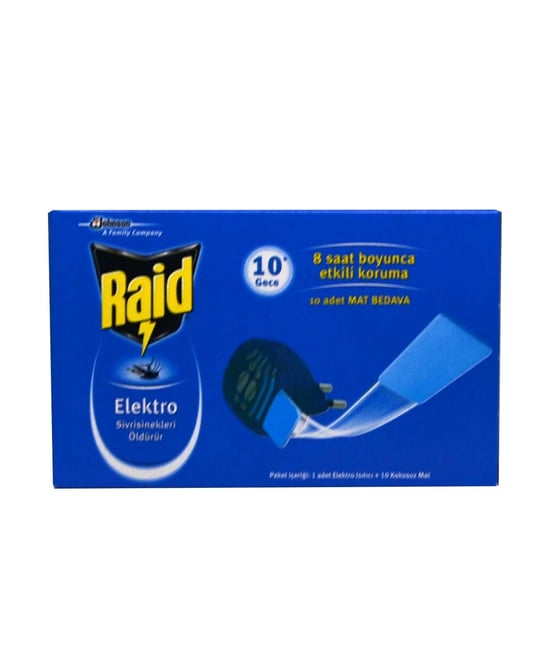 Raid Elektro İsıtıcı Makine + 10 Mat