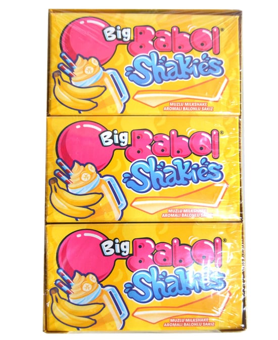 Big Babol Cüzdan Shakıes Muz Milkshake 26 Gr X 18'li