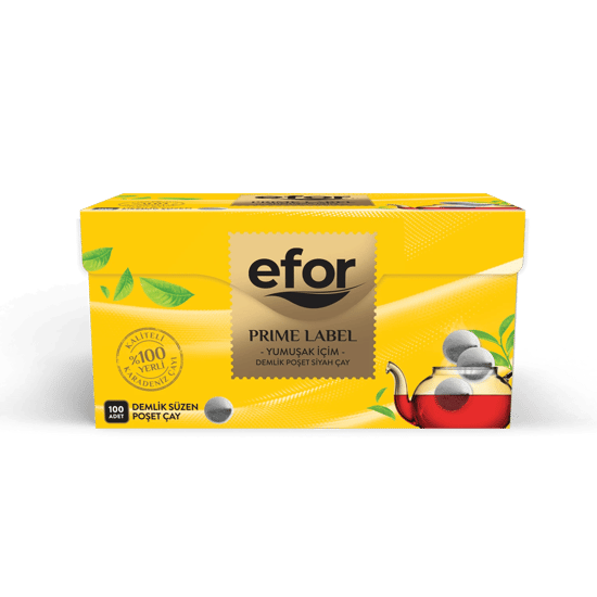 Efor Prime Label Demlik Poşet Çay (3,2gr X 100 Adet)