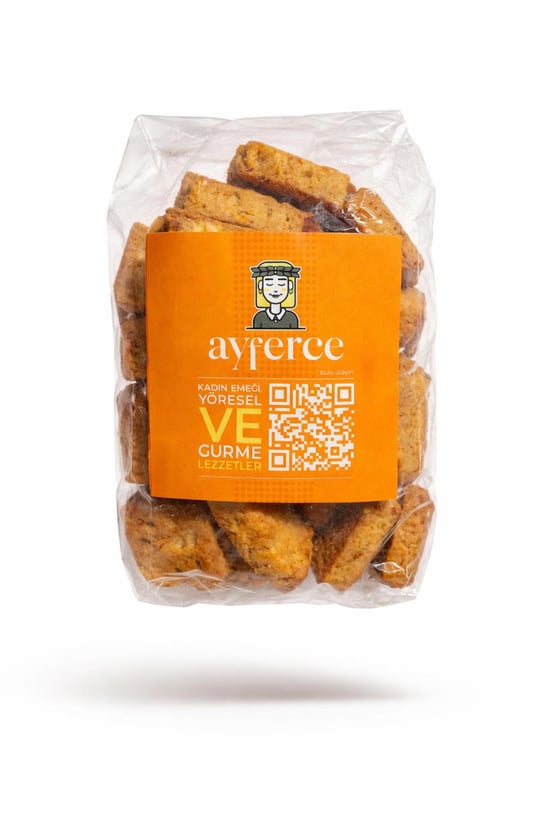 Ayferce - Siyez Unlu Portakallı Fındıklı Kurabiye 175g