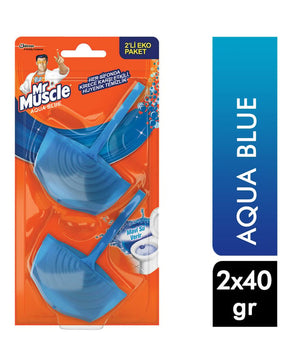 Mr.muscle Klozet Bloğu 2 X 40 Gr Aqua Blue