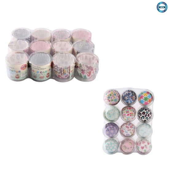 8 Cm Kek Kalbı 100 Lü Pvc Kutu X 12 Paket