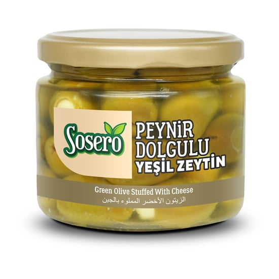 Sosero Peynir Dolgulu Yeşil Zeytin 290 Gr