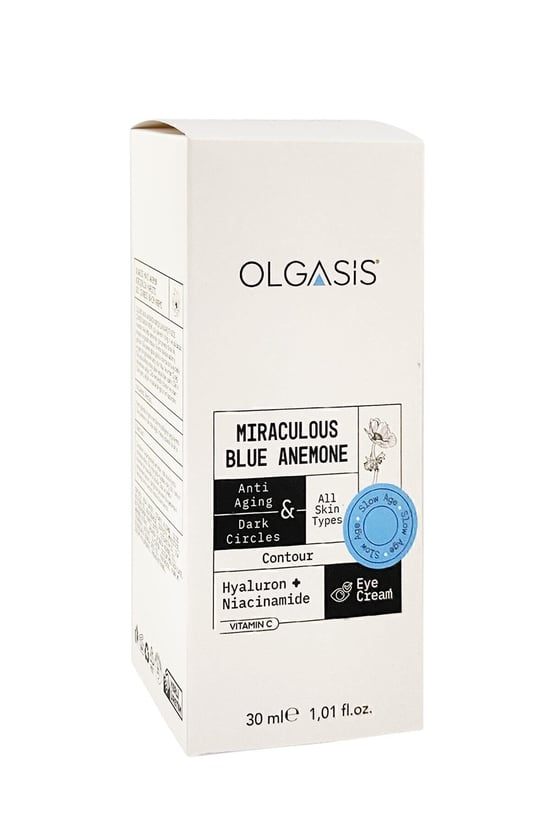 Olgasis Mavi Anemon Göz Kremi 30 Ml | Kırışıklık Karşıtı, Dolgunlaştırıcı, Yorgun Göz Çevresi Kremi