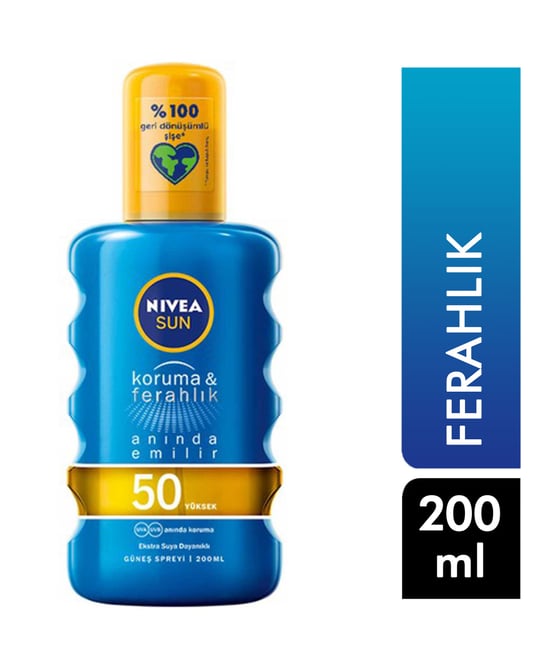 Nivea Sun 200 Ml Sprey Koruma & Ferahlık 50+ Spf