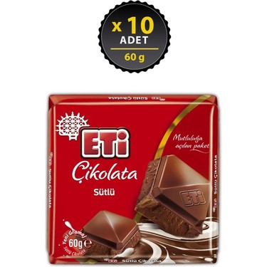 Eti Sütlü Kare 60 Gr